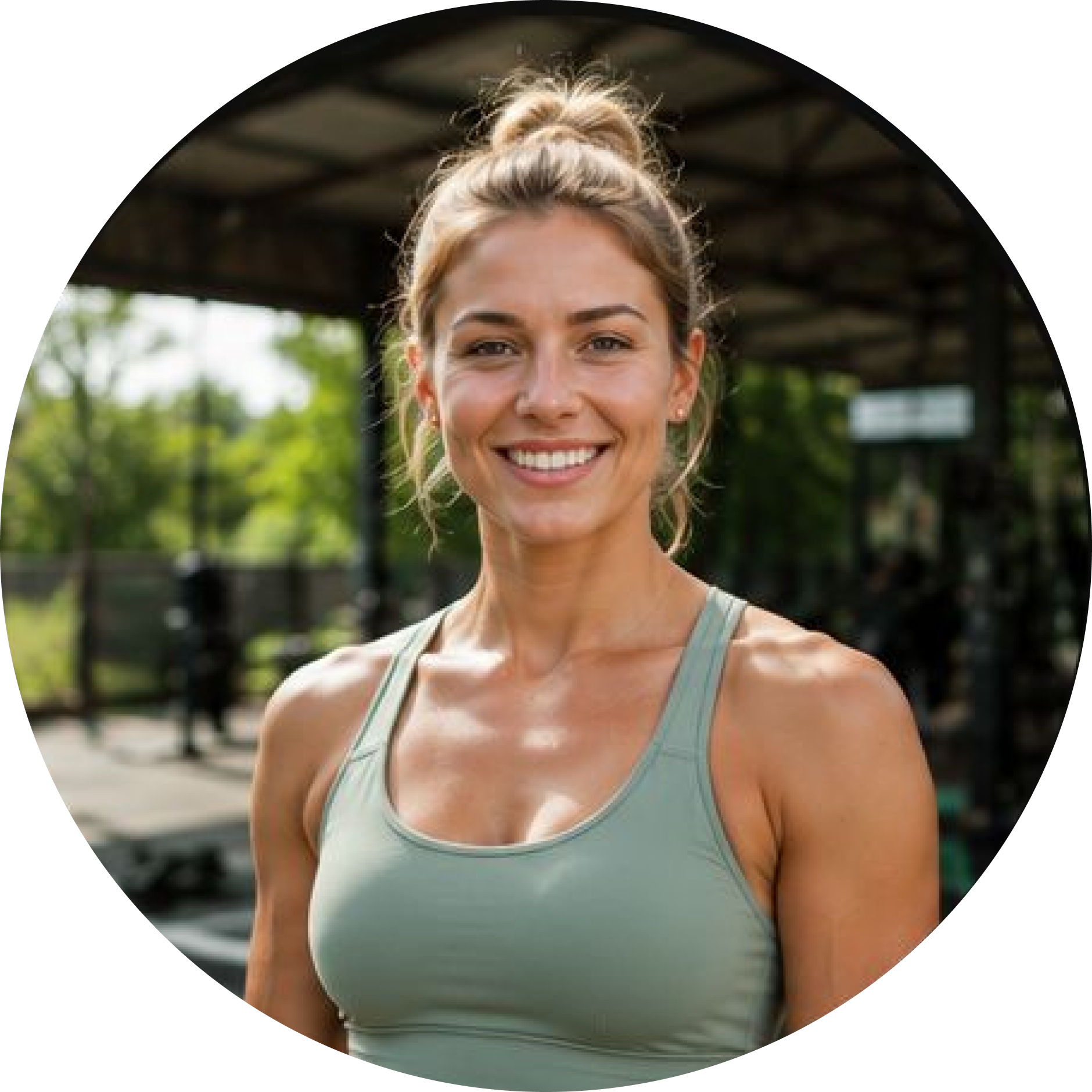 Personal trainer usando o RepFit